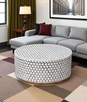 Inlay Round Coffee Table -Targua