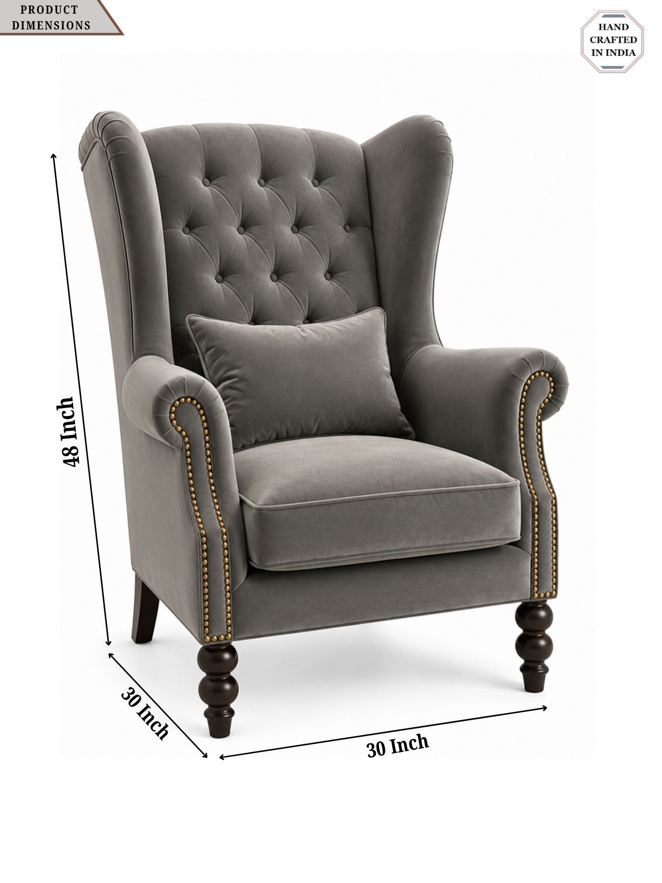 Haloria Wingback Chair