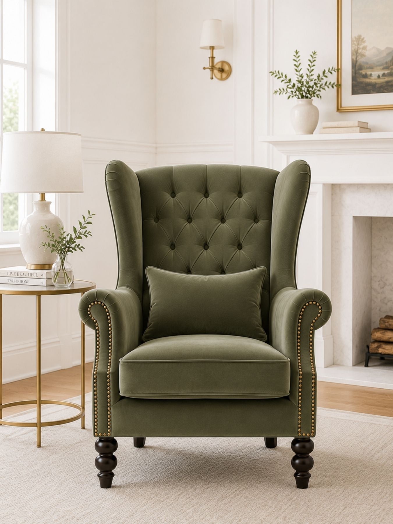 Hyora Wingback Chair