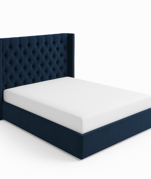Harvey Scalloped Upholstered Wingback Bed (Copy)