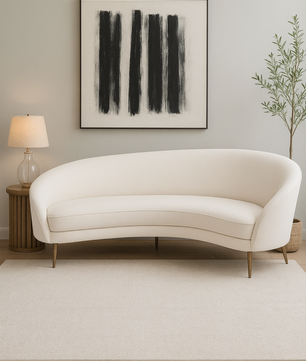 Proctor Upholstered Curved Sofa