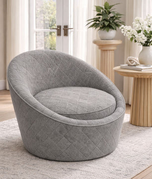 Modern Quilted Upholstered Ottoman