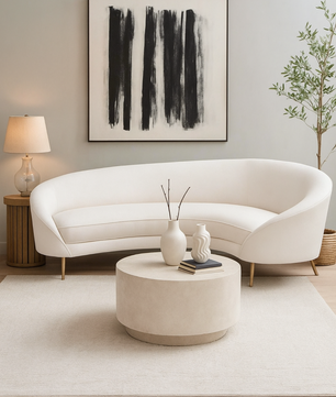 Proctor Upholstered Curved Sofa