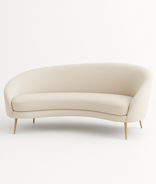 Proctor Upholstered Curved Sofa