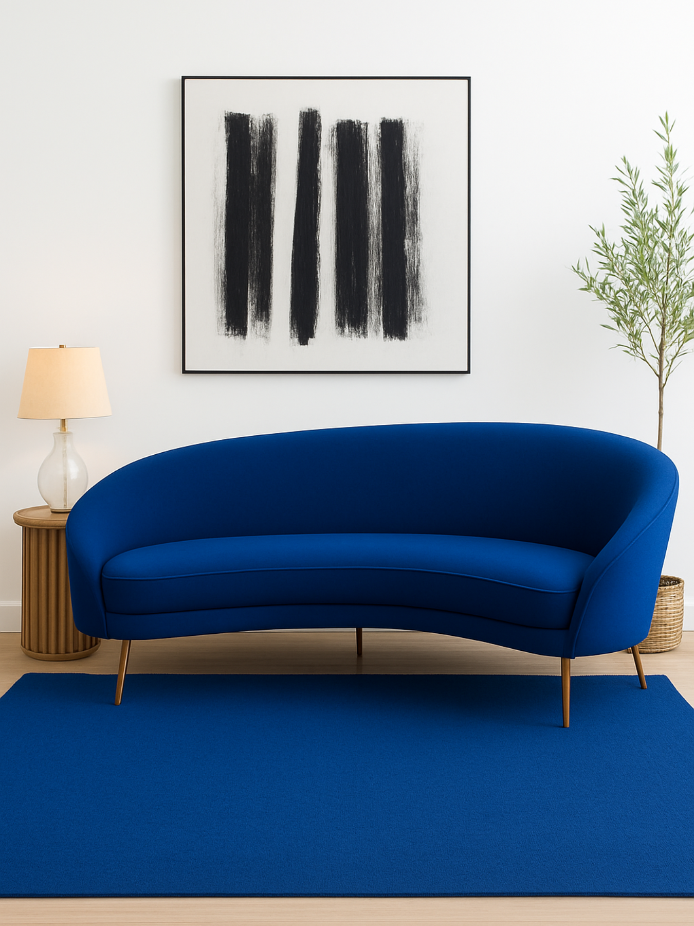 Proctor Upholstered Curved Sofa