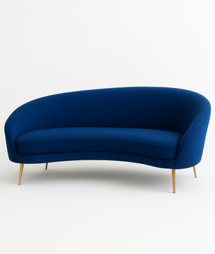 Proctor Upholstered Curved Sofa