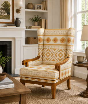 Aria Premium Wingback Lounge Chair