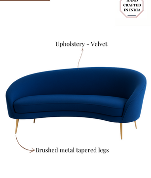 Proctor Upholstered Curved Sofa