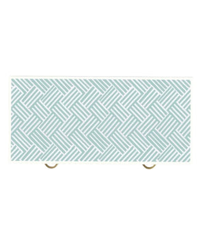 Inlay Chest of Drawers - Chevron