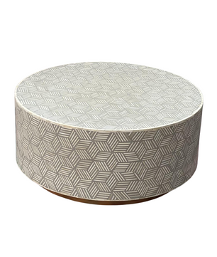 Inlay Round Coffee Table -Geo