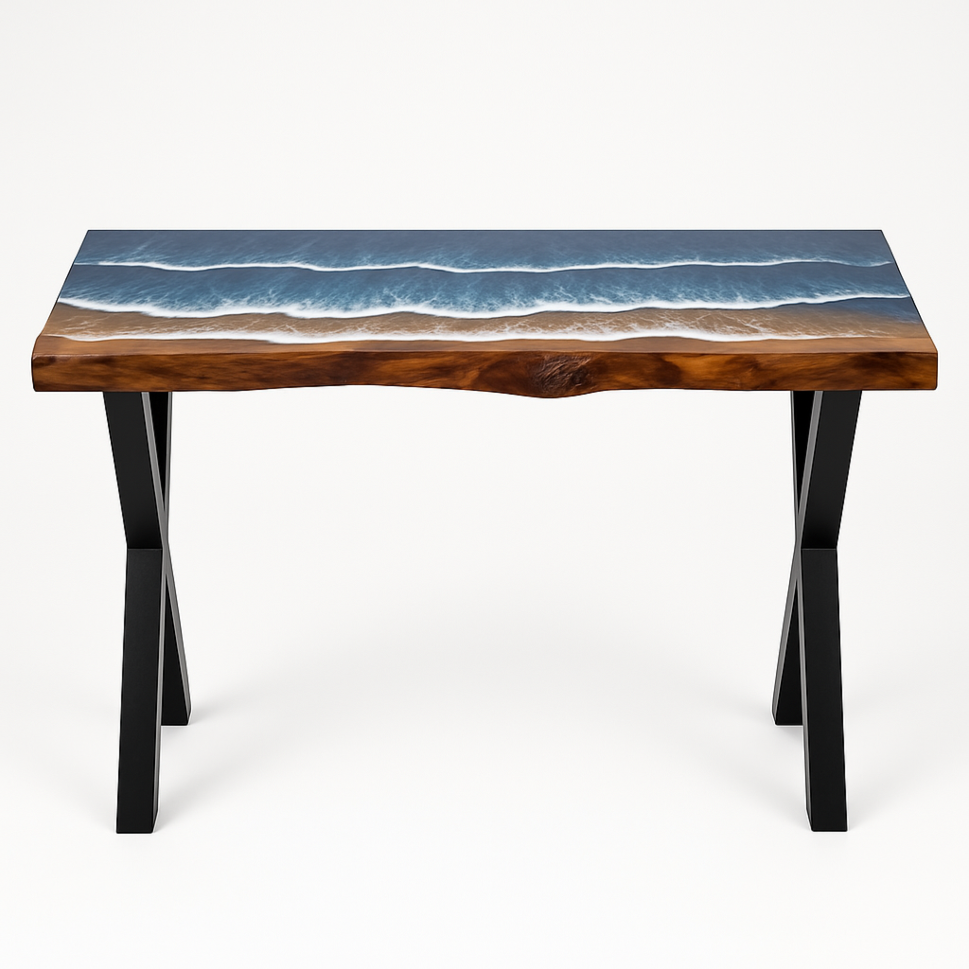 Epoxy resin table Console Table