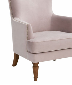 Elysian Velvet Wingback Accent Chair