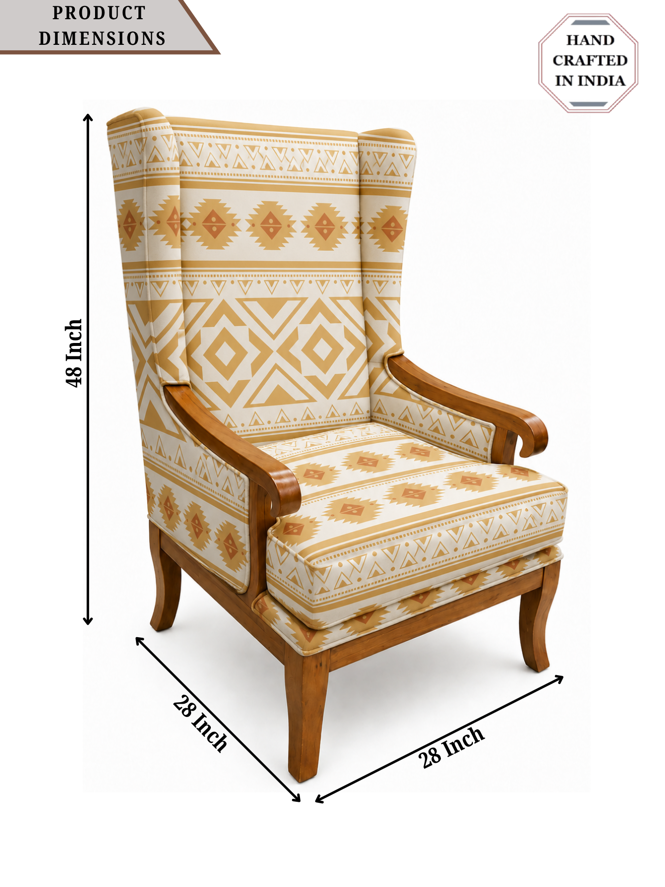 Aria Premium Wingback Lounge Chair