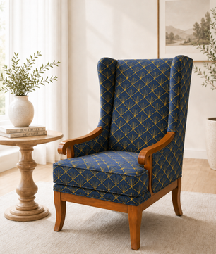 Aria Wingback lounge Chair with Cushion