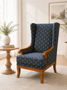Aria Wingback lounge Chair with Cushion