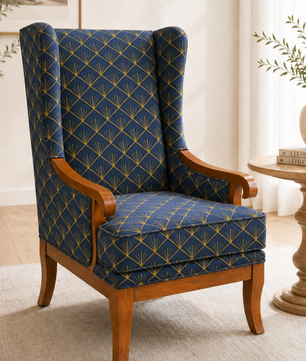Aria Wingback lounge Chair with Cushion
