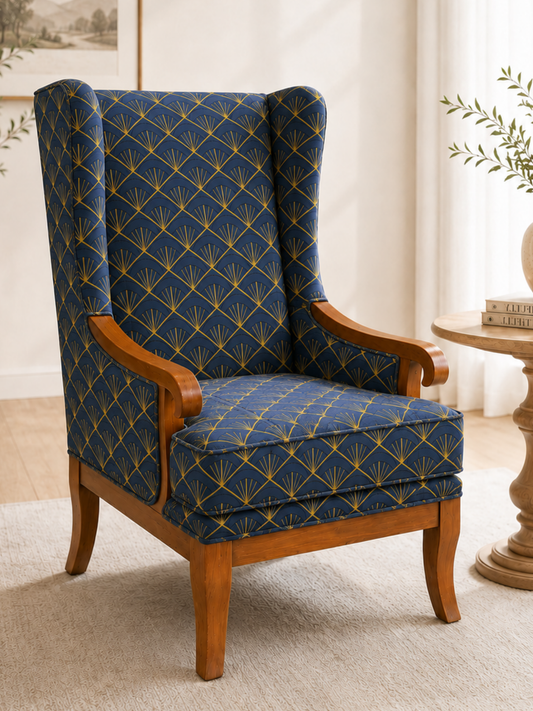 Aria Wingback lounge Chair with Cushion