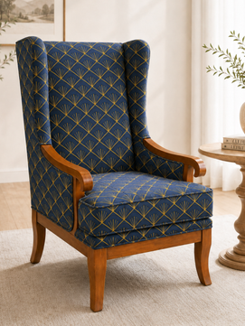 Aria Wingback lounge Chair with Cushion