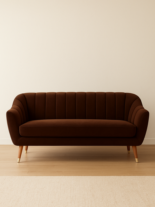Luxury Velvet Upholstered Sofa