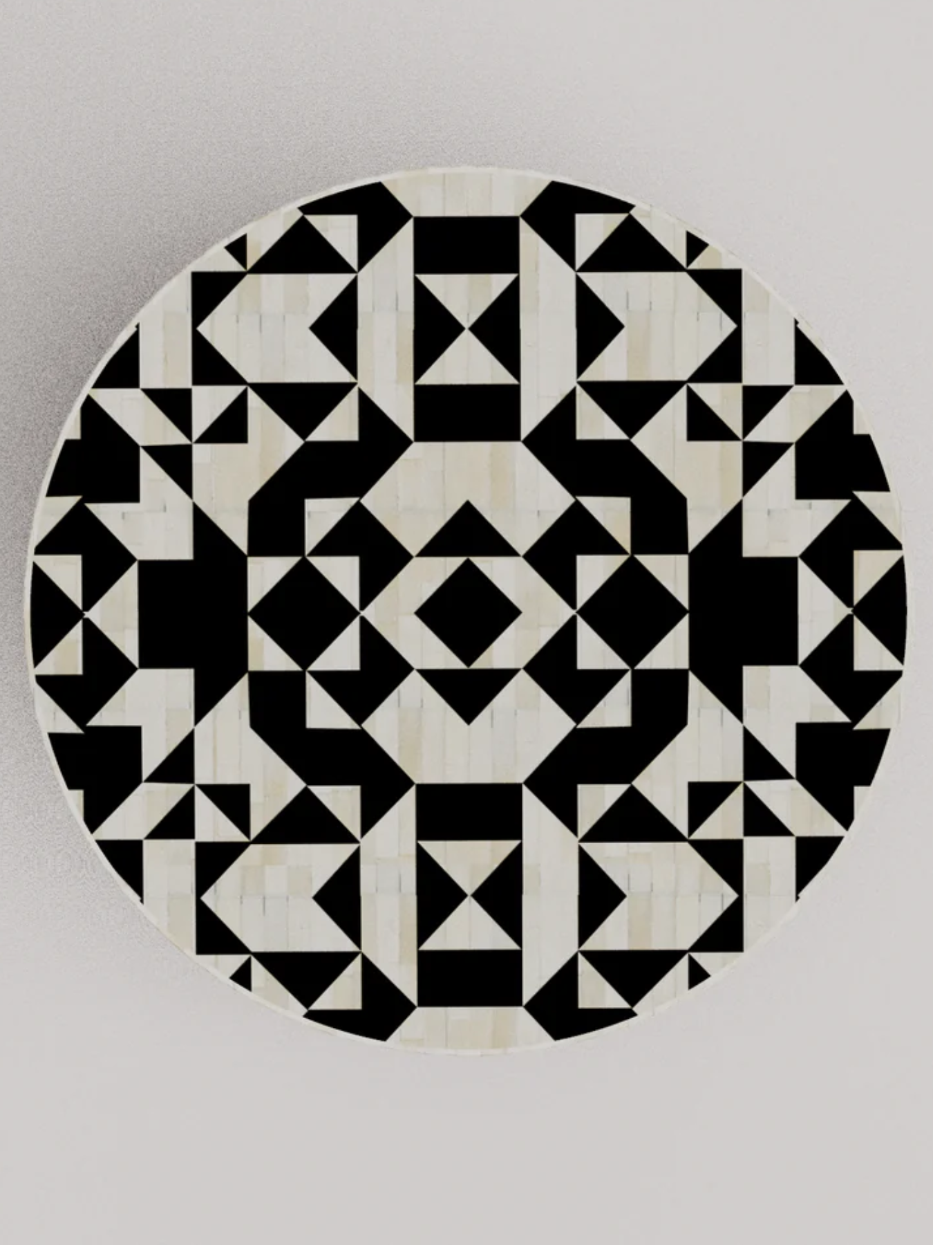 Inlay Round Coffee Table - Kingsley