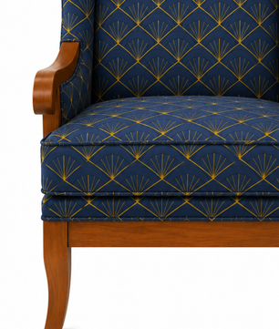 Aria Wingback lounge Chair with Cushion