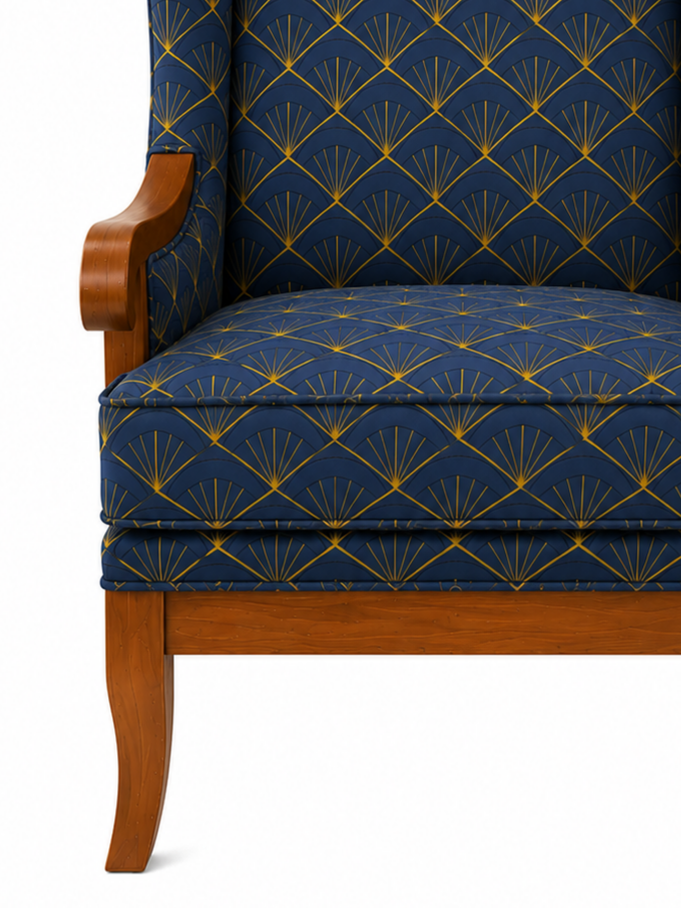 Aria Wingback lounge Chair with Cushion