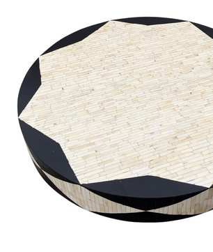 Philly Inlay Round Coffee Table -Eliza