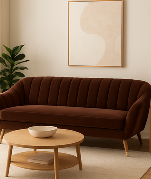 Luxury Velvet Upholstered Sofa