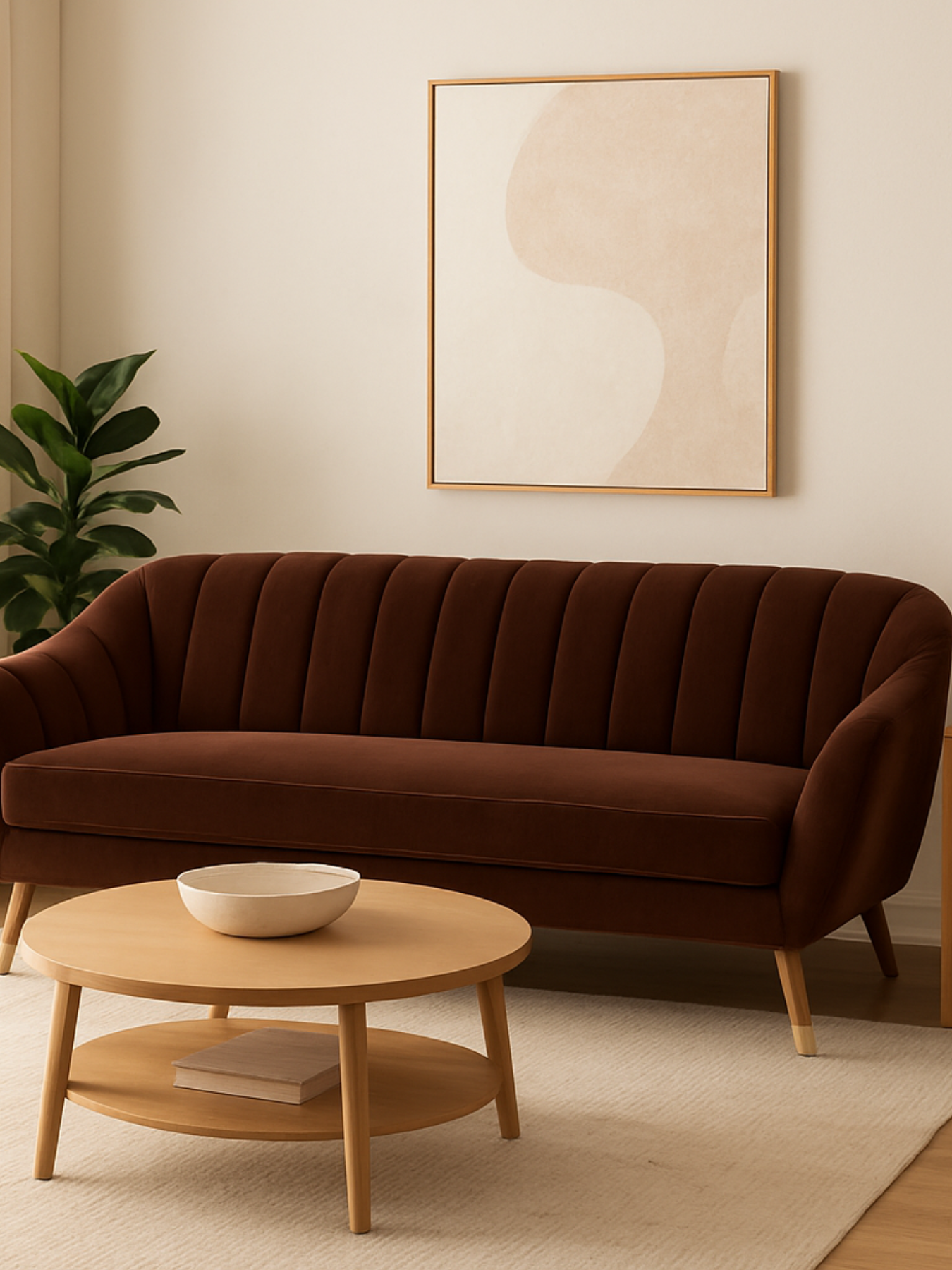 Luxury Velvet Upholstered Sofa