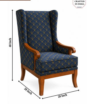 Aria Wingback lounge Chair with Cushion