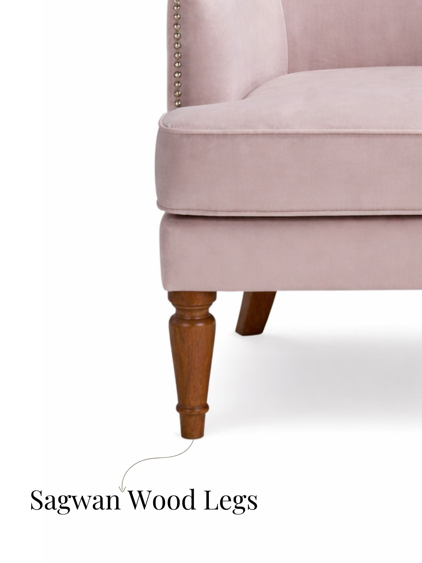 Elysian Velvet Wingback Accent Chair