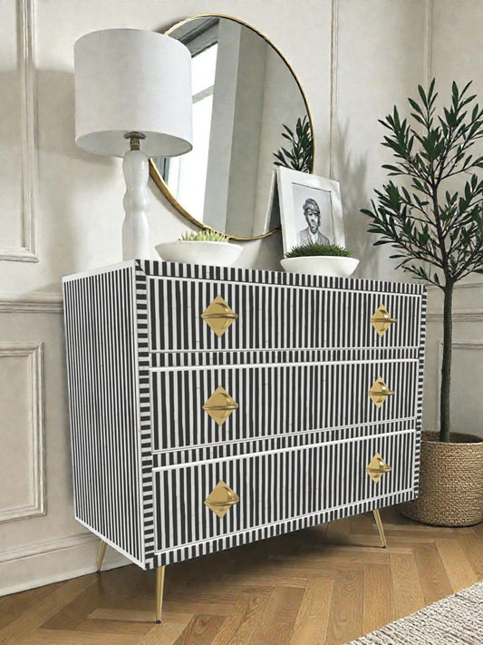 Inlay Chest of Drawers - Waterfall