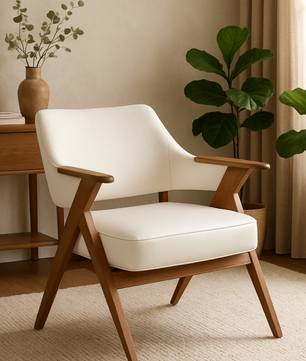 Handcrafted Mid-Century Accent Chair