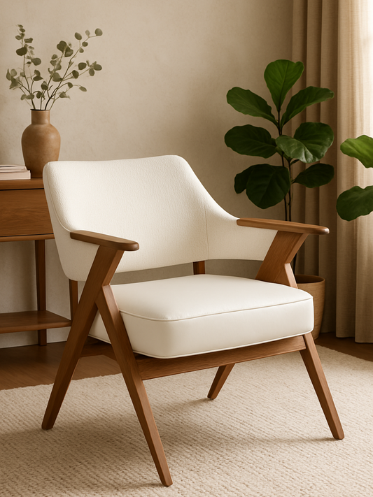 Handcrafted Mid-Century Accent Chair