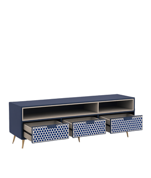 Inlay Media Unit with Drawers - Targua