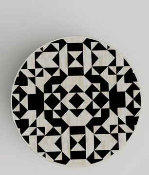 Philly Inlay Round Coffee Table - Kingsley