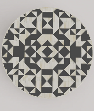 Philly Inlay Round Coffee Table - Kingsley