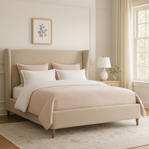 Emi Upholstered Bed - Elegance Redefined