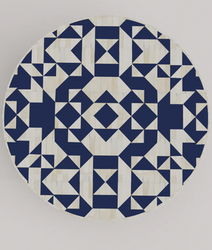 Philly Inlay Round Coffee Table - Kingsley