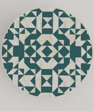 Philly Inlay Round Coffee Table - Kingsley