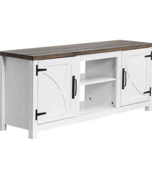Modern White  TV Stand Cabinet