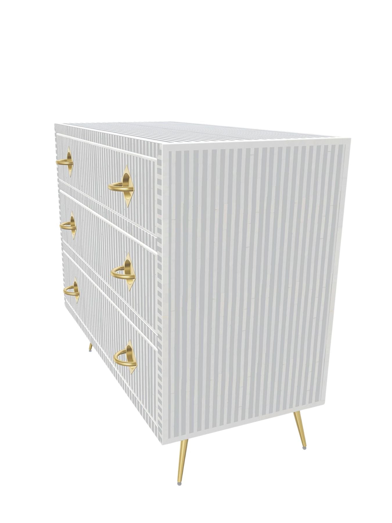 Inlay Chest of Drawers - Waterfall