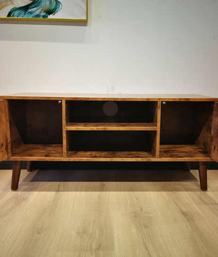 Modern Wood TV Unit
