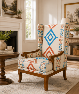 Avery Wingback lounge Chair