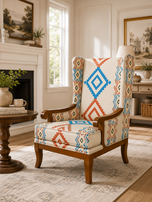 Avery Wingback lounge Chair