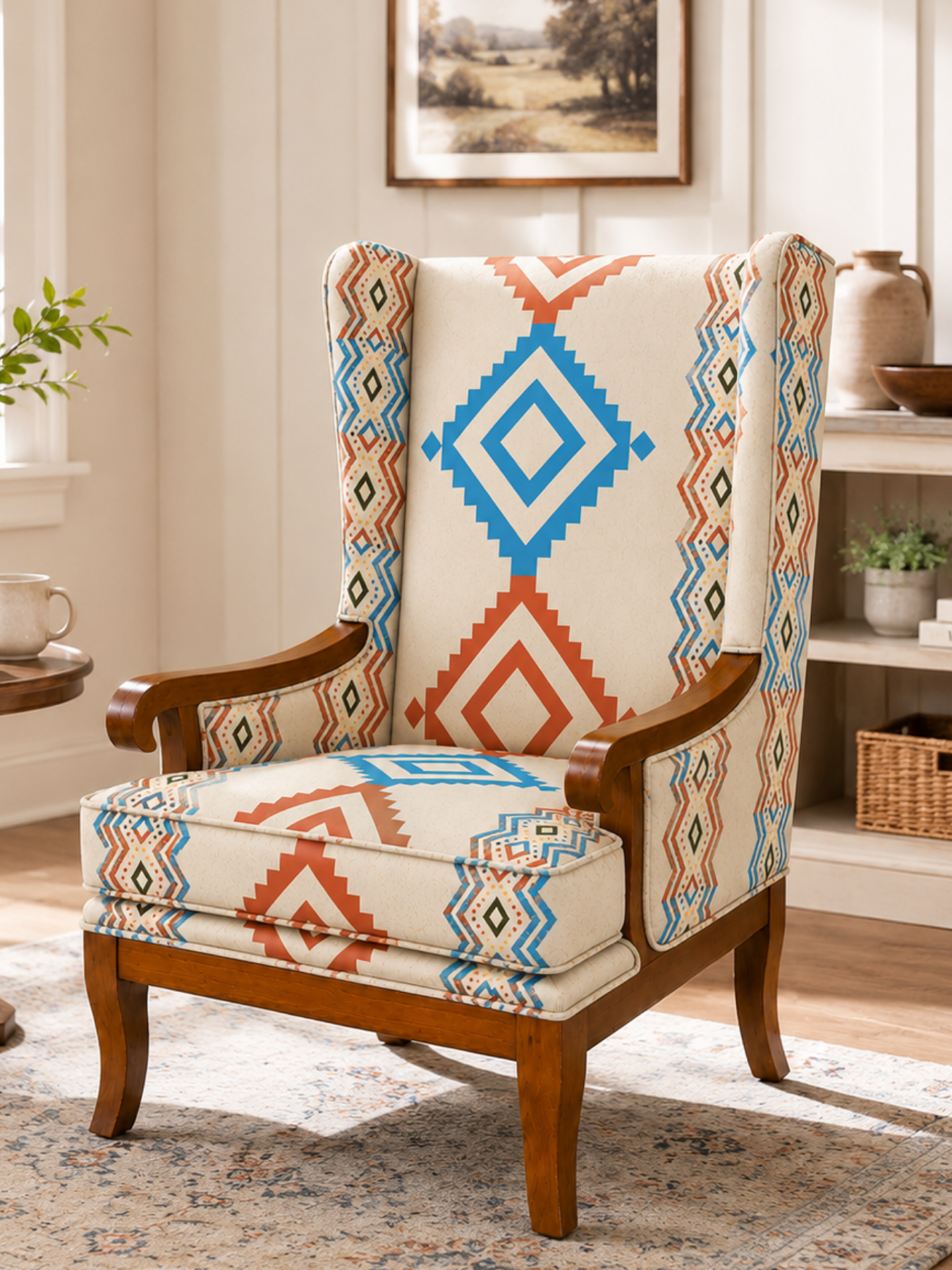 Avery Wingback lounge Chair