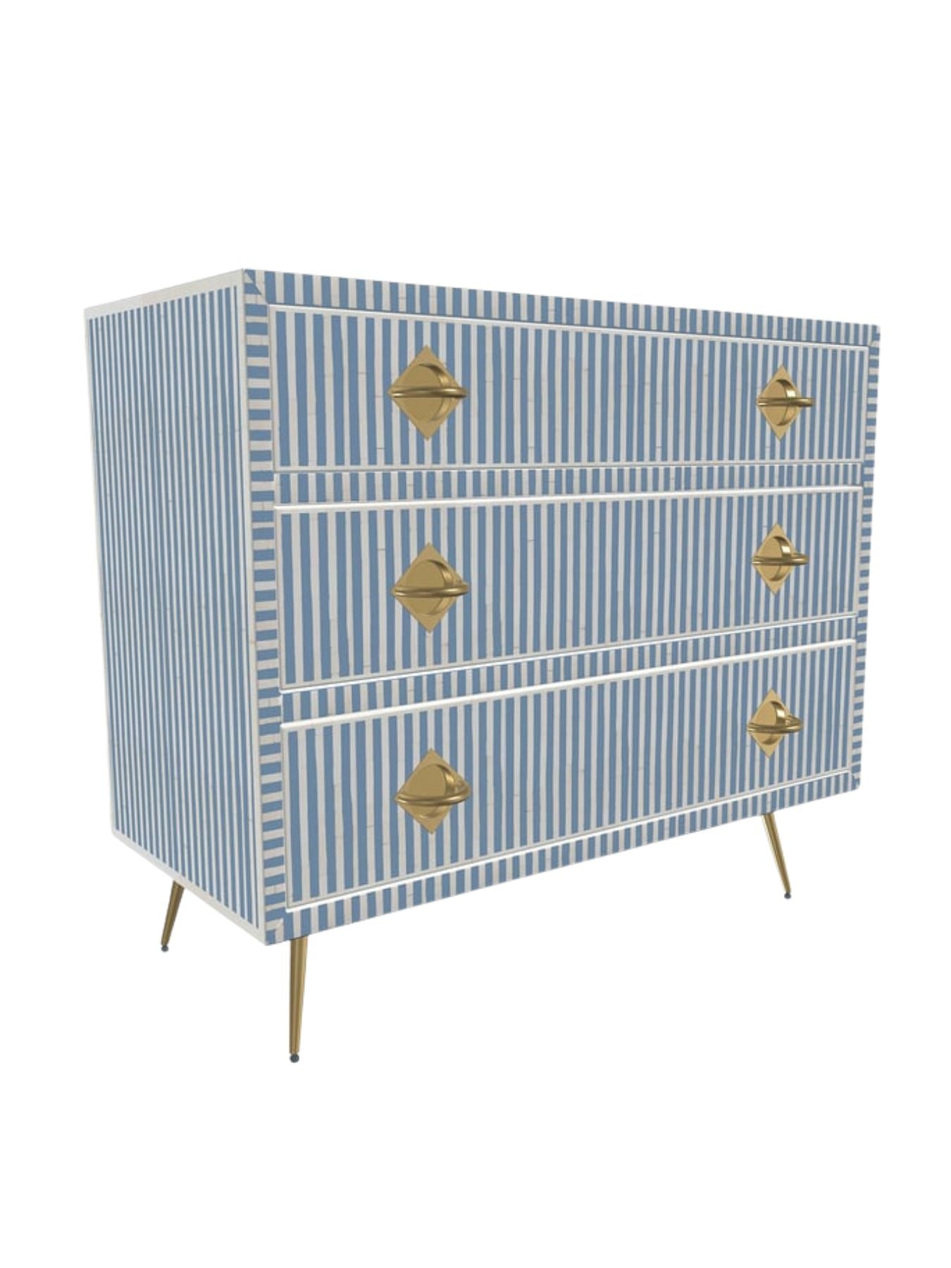 Inlay Chest of Drawers - Waterfall