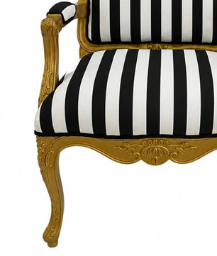 Fernlily Maharaja Chair - Black & White