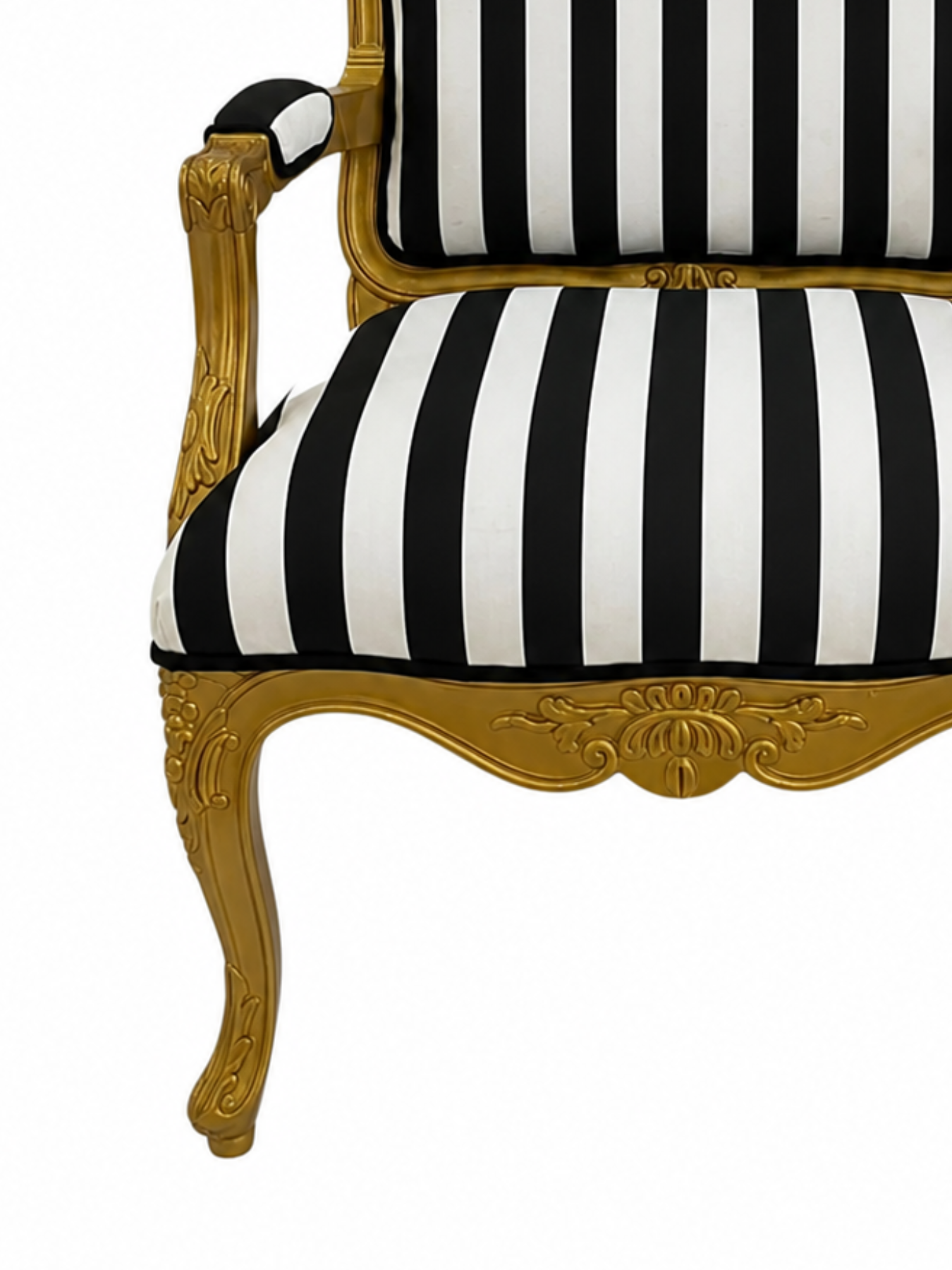 Fernlily Maharaja Chair - Black & White