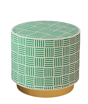Inlay Round Side Table-